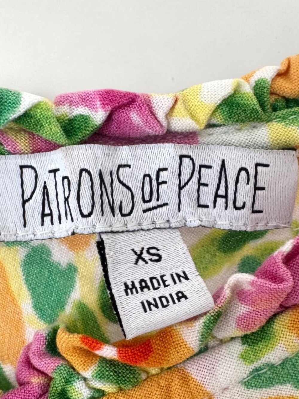 Patrons of Peace Floral Malibu Babydoll Mini Dress • Size XS - Picture 5 of 5